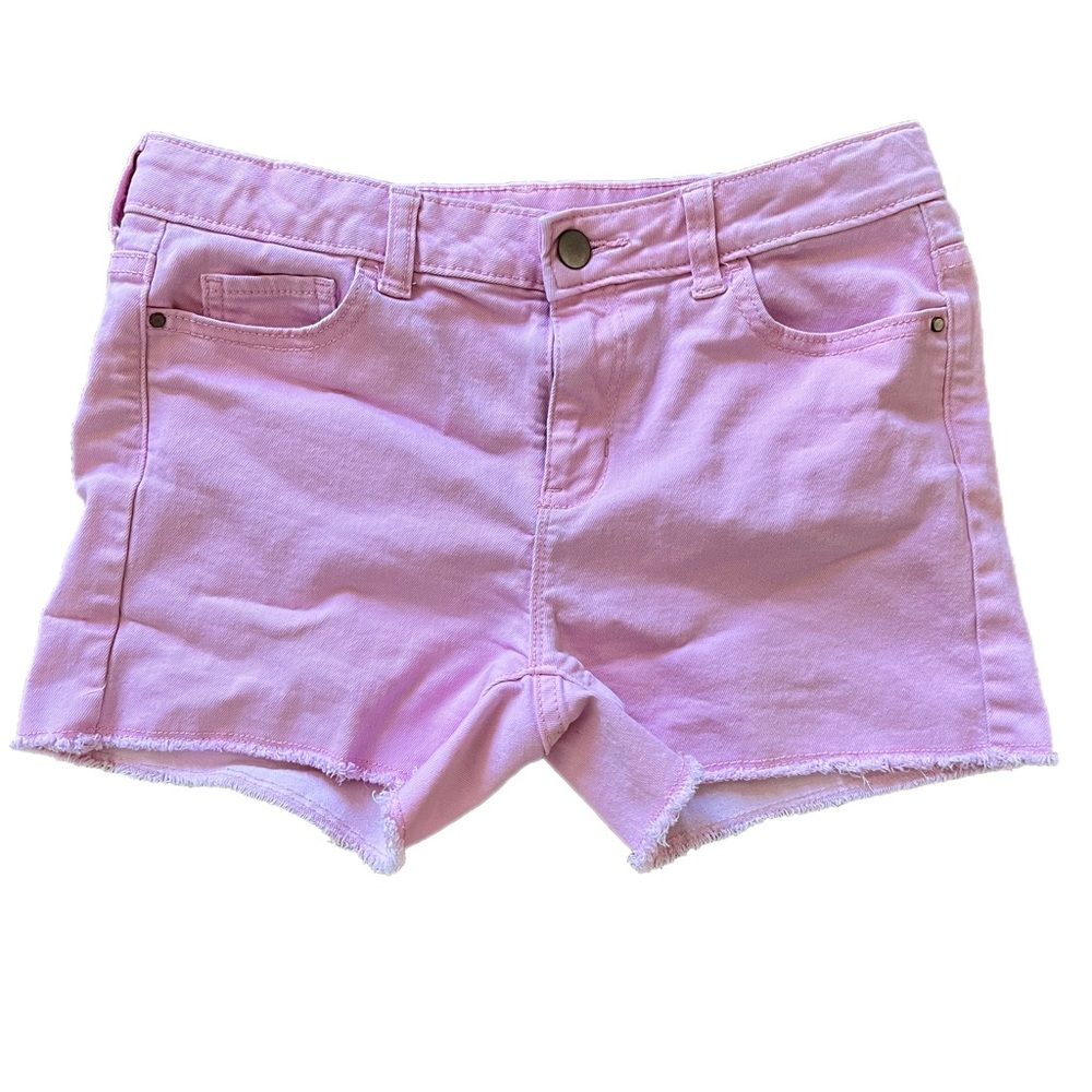 Wonder Nation Girls KT Denim Jean Shorts Pink Size 14